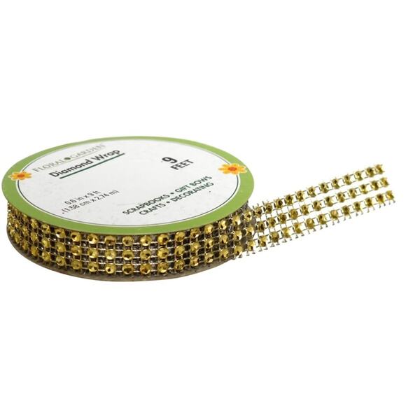 Set of 3 Wrap Ribbons, Diamond & Grosgrain - Picture 4 of 6